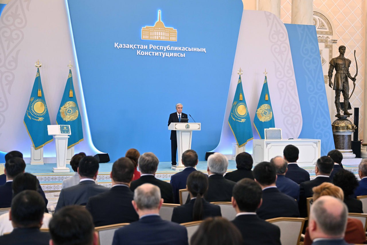 Тоқаев жаңа Конституцияға арналған салтанатты жиынға қатысты