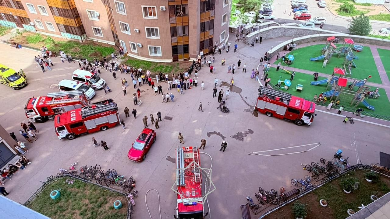 Астанада табадағы майдың тұтануы тұрғын үйдегі өртке ұласты